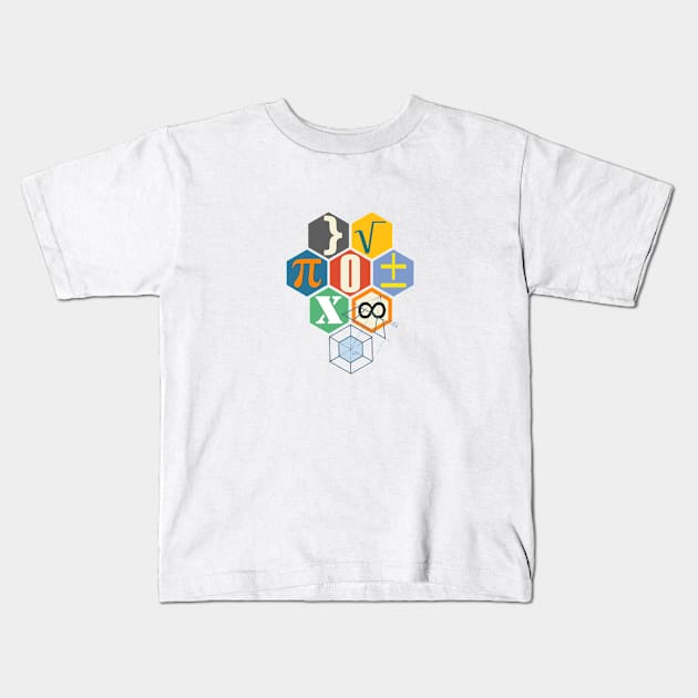 Math in color (Big) Kids T-Shirt by BessoChicca